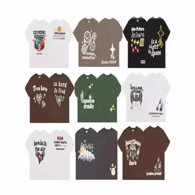 Broken Planet Graphic multicolor T-shirt
